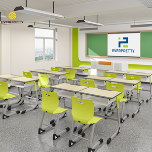 Muebles Escolares, Silla de Estudiante Ergonómica y Duradera Personalizada, Diseño Moderno y Simple, Silla Individual de Plástico para Uso en Aulas y Bibliotecas - Product Image 3