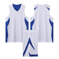 Conjunto de Uniforme de Baloncesto de Doble Cara, Impresión por Sublimación Personalizada, Poliéster Ligero que Absorbe la Humedad, Ropa Deportiva para Equipos