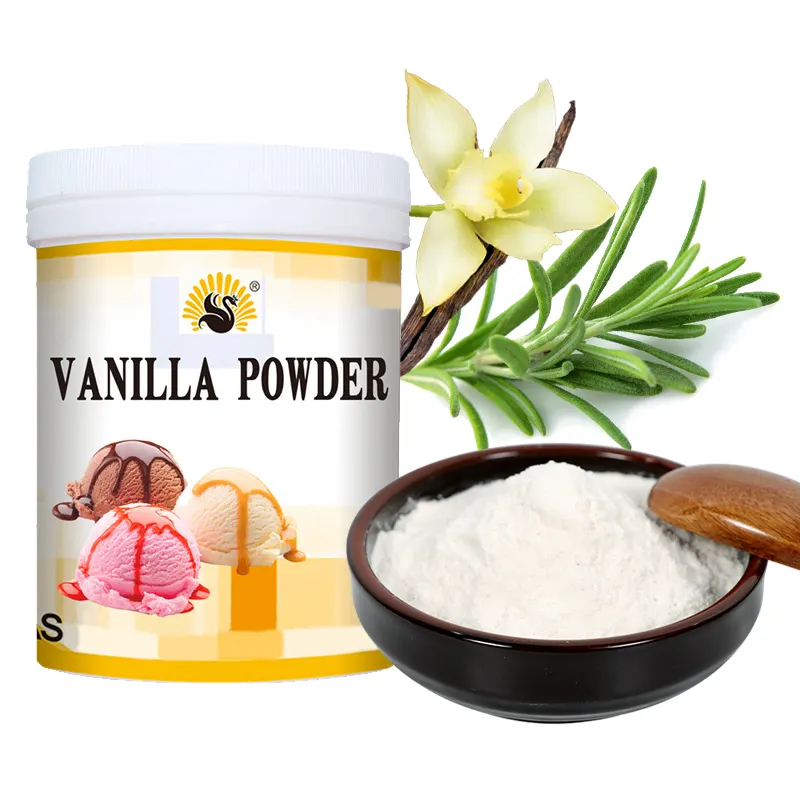 Aroma di vaniglia in polvere OEM personalizzato per alimenti per prodotti da forno e bevande