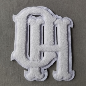 ZT-B-02 Patch in ciniglia effetto peluche con lettere, design fai <span class=keywords><strong>da</strong></span> te, simpatico logo ricamato termoadesivo, patch in ciniglia a forma <span class=keywords><strong>di</strong></span> orsetto rosa - Product Image 1