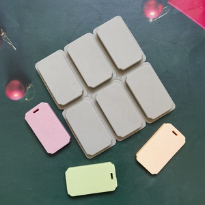 6 cavités 3D bricolage Silicone argile tablettes aromathérapie moules suspendus ornements cire <span class=keywords><strong>moule</strong></span> bougie savon artisanat accessoires fabrication outil - Product Image 5