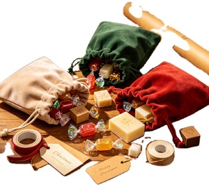 Sacs à cordon en velours personnalisés avec logo imprimé, sacs cadeaux écologiques doux pour bijoux, colliers, bagues, emballages de faveurs de mariage - Product Image 5