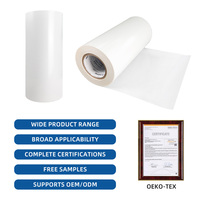 Film adhésif thermofusible TPU élastique à haute adhérence, polyuréthane thermoplastique pour le collage sans couture de la lingerie, tissu en spandex et nylon