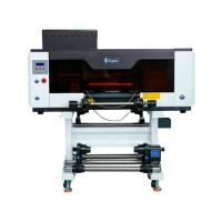 Printer UV DTF Yinghe A3 Xp600 CMYK Putih Varnish Warna Berkualitas Tinggi Printer UV DTF LOGO 30cm Mesin Cetak UV DTF