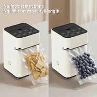 Machine de mise sous vide automatique portable OEM, faible MOQ, vente en gros d'usine, emballage alimentaire électrique pour la cuisine domestique