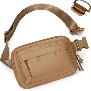 Nouveau sac de <span class=keywords><strong>ceinture</strong></span> pour femmes et unisexe petit sac de taille <span class=keywords><strong>Mini</strong></span> sac à bandoulière fermeture à glissière voyage sport Portable - Product Image 5