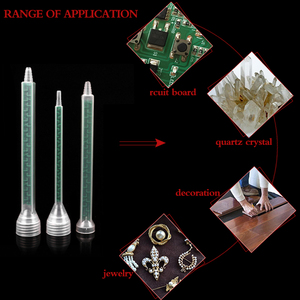 FMC08-24 T-G Ống Keo Dính Epoxy Dùng Một Lần Màu Xanh Lá Cây Ống Thông Nhựa Epoxy Không Tái Chế Vòi Trộn Tĩnh 2K - Product Image 2