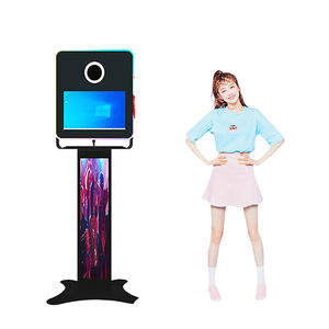 Produit innovant Photomaton ovale à étincelle dorée avec appareil photo et imprimante, accessoires gratuits pour les vidéos Sha Selfie - Product Image 5