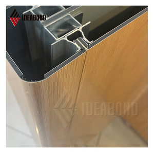 IDEABOND Bolliya à <span class=keywords><strong>proximité</strong></span> de l'usine ACP Revêtements muraux de conception pliable Panneau composite en aluminium à noyau incassable - Product Image 1