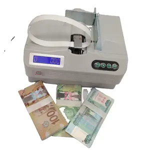 Küçük kağıt çemberleme bandı makinesi ısı yapıştırma makinesi bantlama banknot/para/para birimi