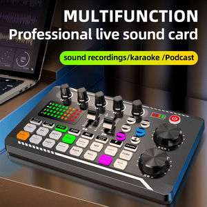 Carte son F998, mixeur audio, mixeur DJ, interface audio, <span class=keywords><strong>changeur</strong></span> <span class=keywords><strong>de</strong></span> <span class=keywords><strong>voix</strong></span>, effets sonores pour diffusion en direct, chant, enregistrement en studio - Product Image 6
