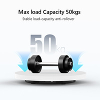 Plateforme rotative électrique télécommandée à 360 degrés, base de présentation pour mannequin, pour photographie, diffusion en direct, BKL 60cm