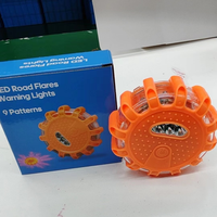 Luz de Advertencia LED Magnética USB Personalizada con 9 Modos de Destello, Recargable por USB, Baliza de Seguridad Vial, Luz de Emergencia para Automóvil