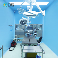 Diseño de Quirófano Modular No Tóxico para Clínica Veterinaria y Hospital de Mascotas, Paneles de Pared Prefabricados para Cuartos Limpios