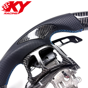 Volante deportivo de fibra de carbono estilo carreras personalizado con levas de cambio para Lexus IS IS250 IS300 IS350 RC RC300 R350 NX - Product Image 2