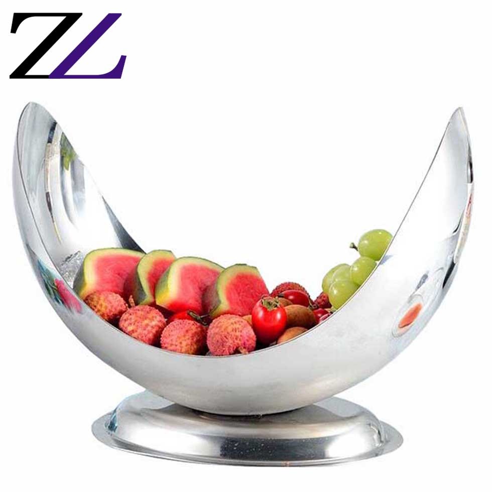 Panier à Fruits en Acier Inoxydable Design Ajouré, Panier de Rangement pour Fruits, Hôtels Généreux pour Salon Restaurants Cuisine