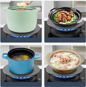 Đồ nấu nướng hoặc nồi đung nấu ăn nhôm chống trượt 3mm nhỏ lửa nhiệt khuếch tán tấm dẫn nhiệt tấm tan băng với xử lý - Product Image 3