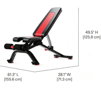 Banc de musculation en acier allié pour la maison - Réglable, pliable et empilable - Équipement d'entraînement de force - Banc de musculation pour sit-ups