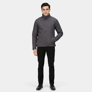 Men's Customizable 100% Cotton Canvas Softshell Stand Hooded <b>Jacket</b> <b>Waterproof</b> Quick Dry Breathable <b>Warm</b> Autumn Long Clothing - Product Image 1