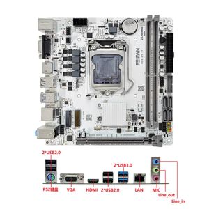 FEIFAN Fabrik-Lieferung H310 ITX Weißes Motherboard Intel 6./7./8./9. Gen LGA1151 Doppel 32GB DDR4 VGA für M.2 SATA Desktop - Product Image 5