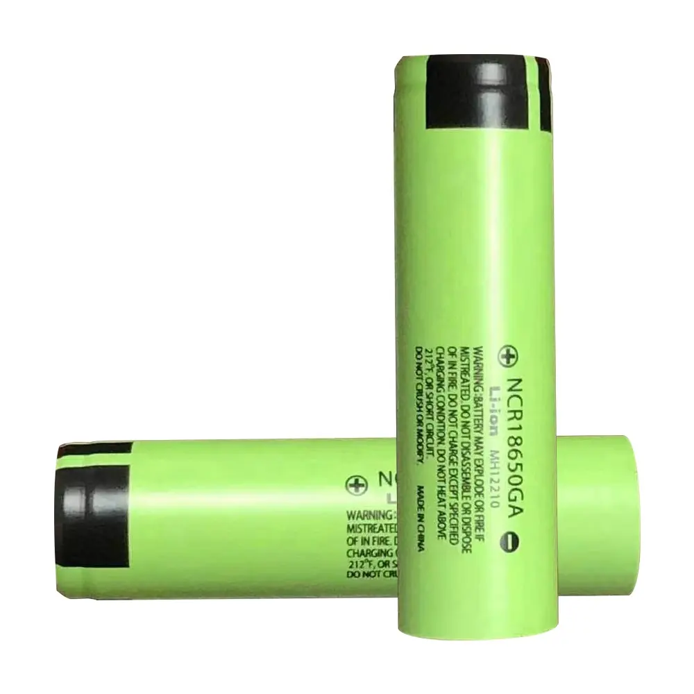 2022 New Model Original Li-ion 18650 Battery Green GA 3500mah 3.7v 10A NCR18650GA For Power Motor Ebike