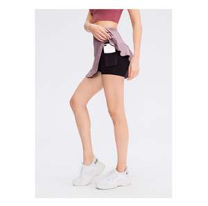 Gaun tenis atletik wanita & rok cetak pakaian olahraga poliester pakaian tenis dapat disesuaikan - Product Image 5