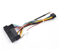 Kabel Radio Mobil untuk Hyundai Celesta I10 I20 KIA KX3 K2 Cerato 16pin Kabel Daya Harness Konektor Pemutar Multimedia Android