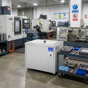 Machine de <span class=keywords><strong>nettoyage</strong></span> ultrasonique industrielle Skymen CE ISO 77L 240ST, <span class=keywords><strong>nettoyage</strong></span> de précision pour pièces CNC, moules métalliques, carburateurs - Product Image 2
