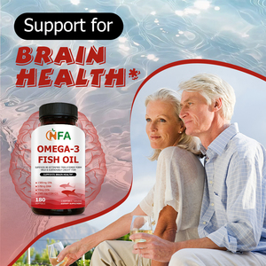 OEM Wholesale Private Label Omega-3 Fish Oil Softgels with Fish Oil Supports for Brain Health and Supports Joint Health Softgels - Product Image 4