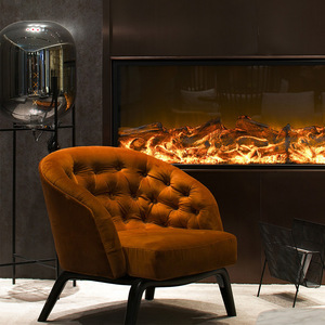 <span class=keywords><strong>Chimenea</strong></span> Eléctrica Multicolor con Llama Simulada, para Uso en Exteriores, Ahorro de Energía, Diseño Integrado, Personalizable - Product Image 4