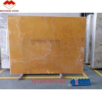 Tablero de Mármol Amarillo Alabastro, Madera Amarilla Miel, Ónix, Ágata, Ámbar, Piedra de Ónix Naranja Antigua
