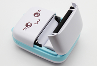 Imprimante thermique portable, mini imprimante d'étiquettes, imprimante photo sans encre, imprimante de poche, 200 dpi pour Android IOS, impression DIY