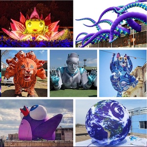 Medusa Inflable Gigante Personalizada con Luz LED para Decoración de Eventos, Acuarios y Escenarios - Product Image 6