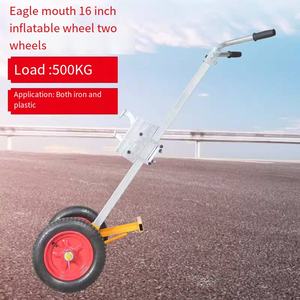 <span class=keywords><strong>Chariot</strong></span> de transport en acier à deux roues de 16 pouces pour fûts d'huile, roues gonflables, capacité de charge de 450 kg, <span class=keywords><strong>chariot</strong></span> de rangement pour outils OEM - Product Image 5