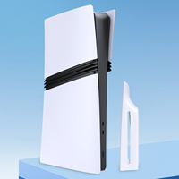 Coque de protection pour PS5 Pro, finition mate blanche, anti-rayures, anti-traces de doigts, compatible avec la console PS5 Pro avec lecteur de disque et version numérique