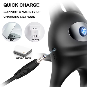 Anillo de Bloqueo para Compartir la Diversión, Herramientas de Ayuda para la Cama de Esposos, Juguetes Sexuales para Adultos, Control Remoto, Retraso de la Resonancia, Recargable por USB para Parejas - Product Image 4
