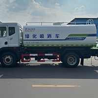 Camion arroseur diesel Euro 3 de 14,7 m avec réservoir en acier au carbone Q235, transmission automatique et canon à eau haute pression