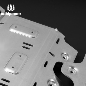 Nouveau système de protection de châssis en alliage d'aluminium de 5 mm pour Beijing Auto BJ40E, protection du moteur, protection du châssis, naturel - Product Image 4