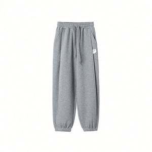 Pantalones Casuales Coreanos al por Mayor, Nuevos, de Cintura Media, con Patrón Sólido, Holgados, Deportivos, para Primavera - Product Image 4