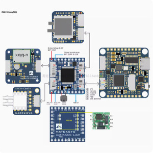 Module GPS MatekSys Can Node L431 26x26mm avec interface SPI pour Ardupilot - Product Image 3