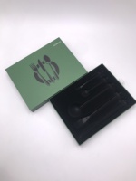 Boîte à tiroir en carton avec poignée gaufrée, finition mate personnalisable, prix négociable