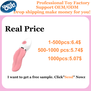 Oem/ODM lưỡi Đồ chơi tình dục cho phụ nữ IPX7 không thấm nước 3 cường độ điện 7 rung liếm g-spot người lớn Đồ chơi tình dục Vibrator sản phẩm - Product Image 2