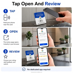 Carta Personalizzata per Recensioni Positive su Google in Lingua Italiana, Realizzata in Materiale Acrilico, Impermeabile e Resistente alle Macchie - Product Image 4