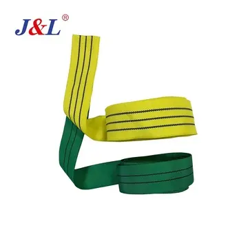 Juliring 1T-7T ceinture d'arrimage de fret écharpe ronde ODM OEM facteur de sécurité d'usine 2:1, la longueur et la couleur peuvent être personnalisées