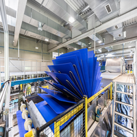 Séparateurs de palettes en polypropylène ondulé durables, feuilles de séparation réutilisables, légères, imperméables et recyclables