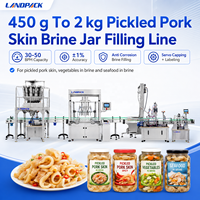 Machine de remplissage et de bouchage pour aliments humides en conserve (viande, pâtes, concombre mariné, peau de porc)