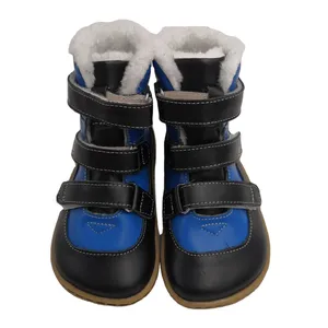 TipsieToes-Botas planas de piel auténtica para niños y niñas, zapatos de piel supersuaves con estilo occidental, en stock, a bajo precio