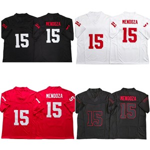 Maillot de football pour homme 2026 de haute qualité, cousu, 15 Fernando Mendoza, tailles S-3XL - Product Image 1