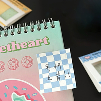 Bloc de Notas Adhesivas con Diseño Romántico, Hojas Sueltas, Regalo Escolar, Cuaderno de Mano, Papel Decorativo