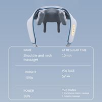 Masseur électrique sans fil pour le cou, masseur Shiatsu pour le cou et les épaules, masseur pour le cou, le dos et le corps avec fonction chauffante pour la voiture